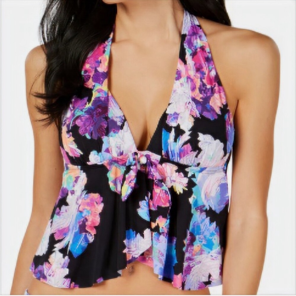 Bar III Multicolor Floral Bikini, NWT Size XS